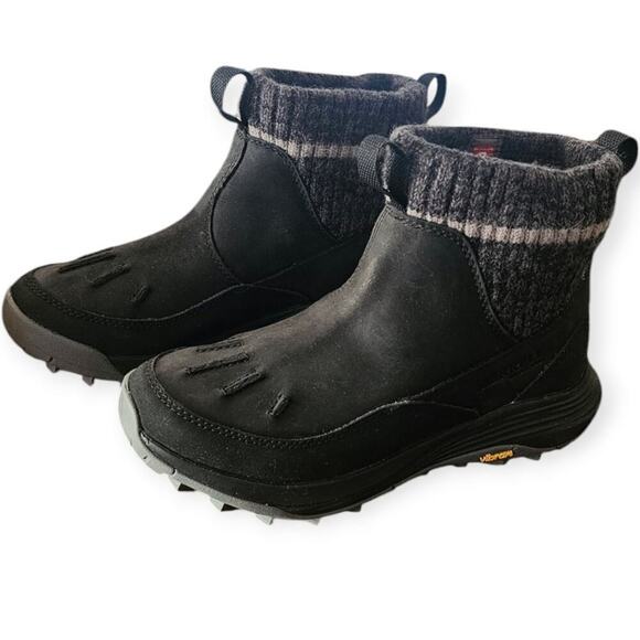 New Merrell Women's Siren 4 Thermo Chelsea Waterproof Winter Boot Size 6.5 Black - Picture 1 of 10